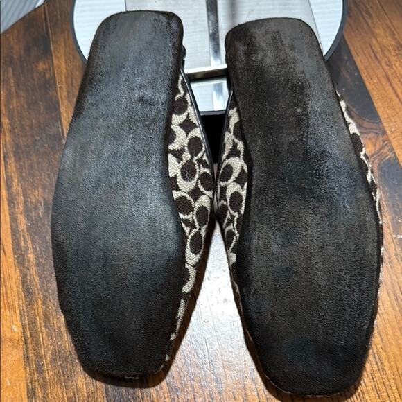 Coach Black Mules with Open Back - Picture 3 of 8